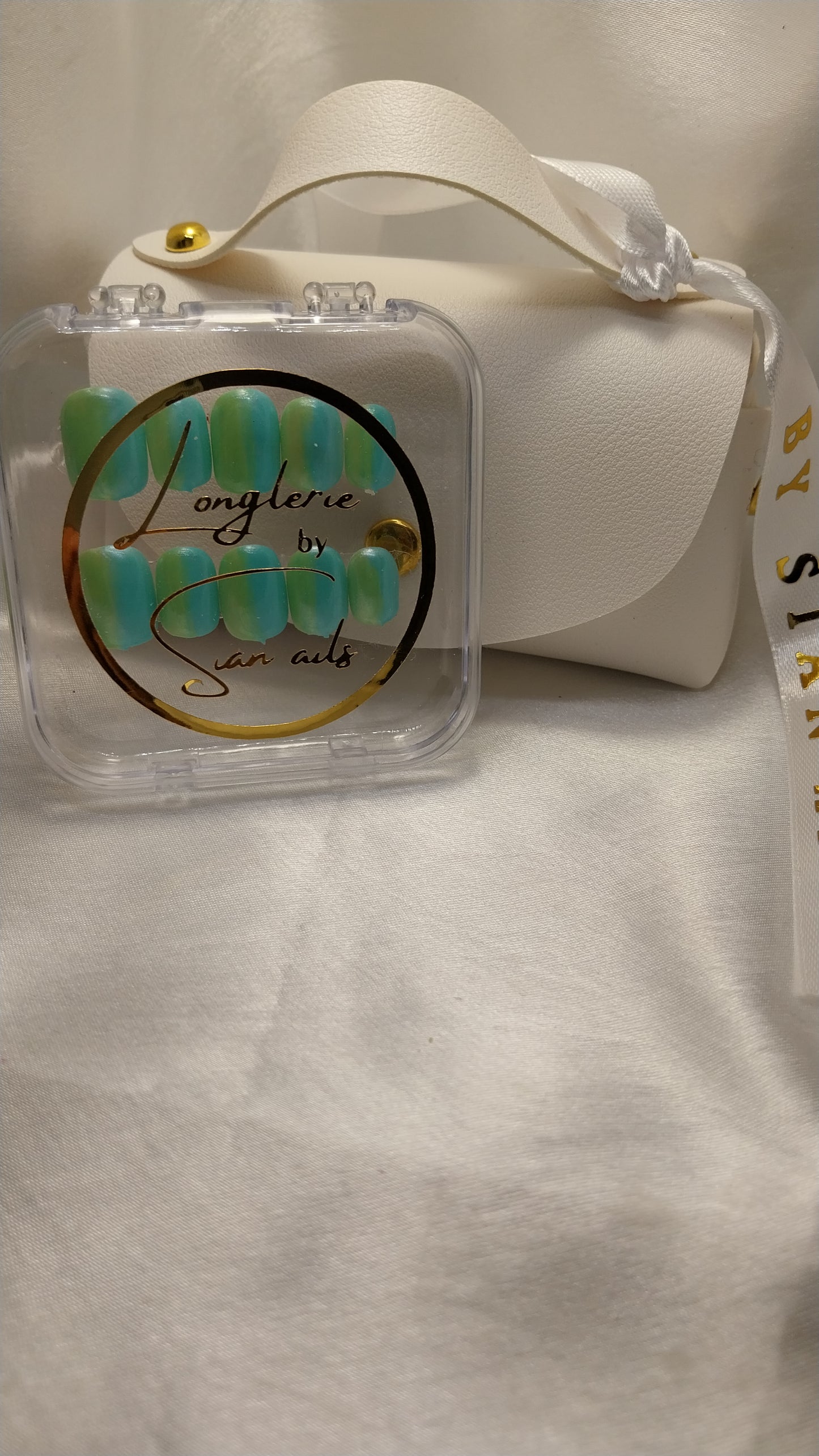 Sunshine & Satin : Le dégradé parfait ! 💚💙☀️