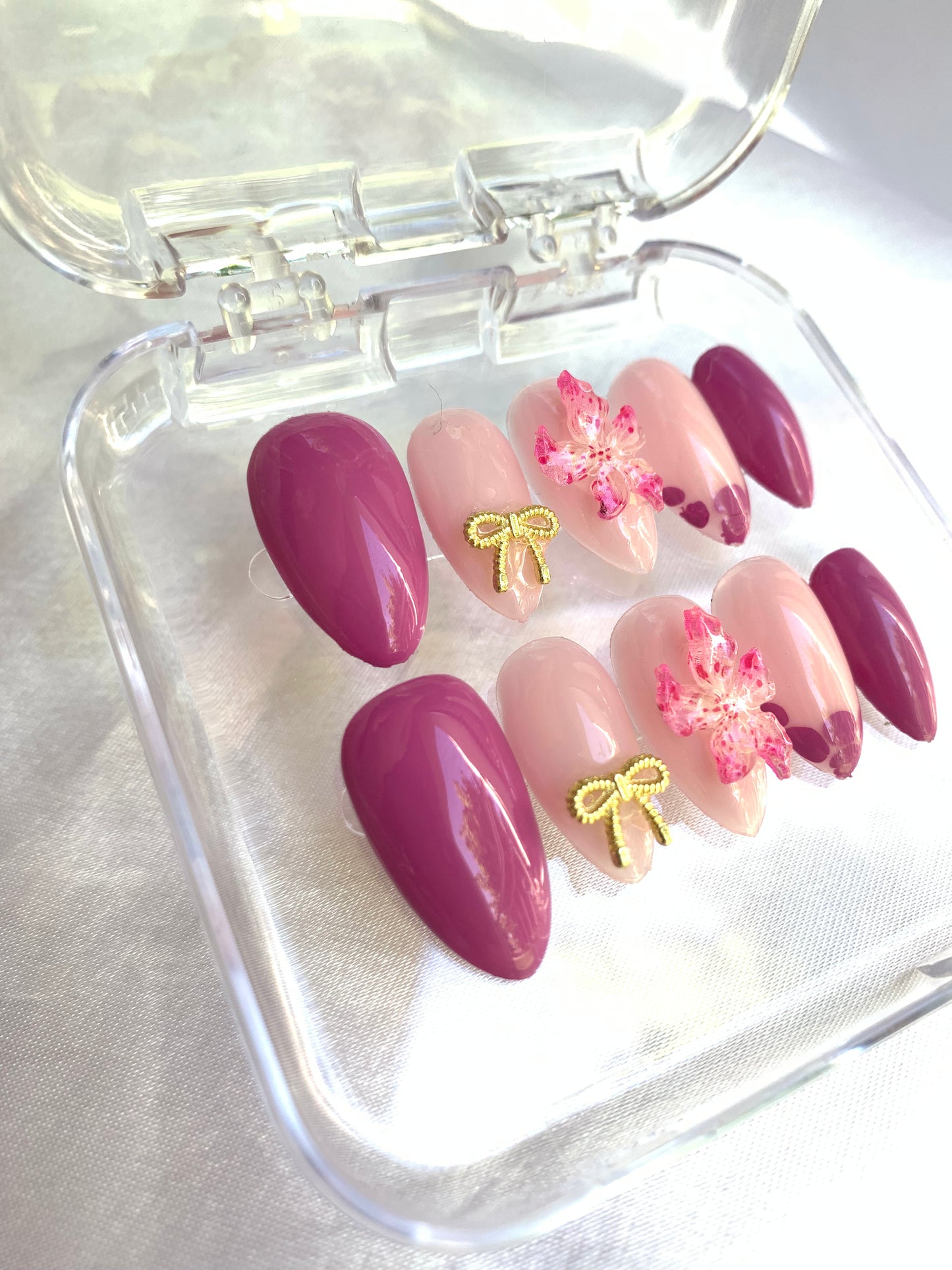 Mauve nails