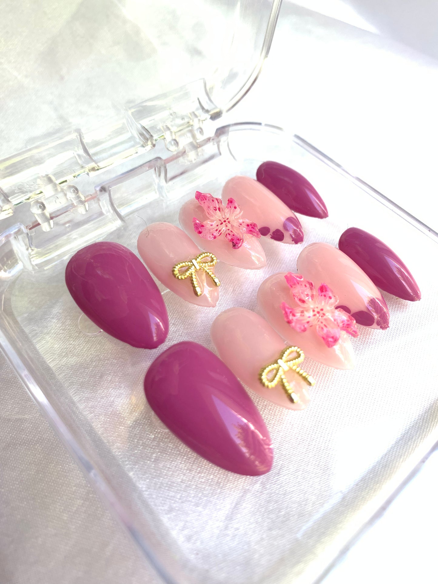 Mauve nails