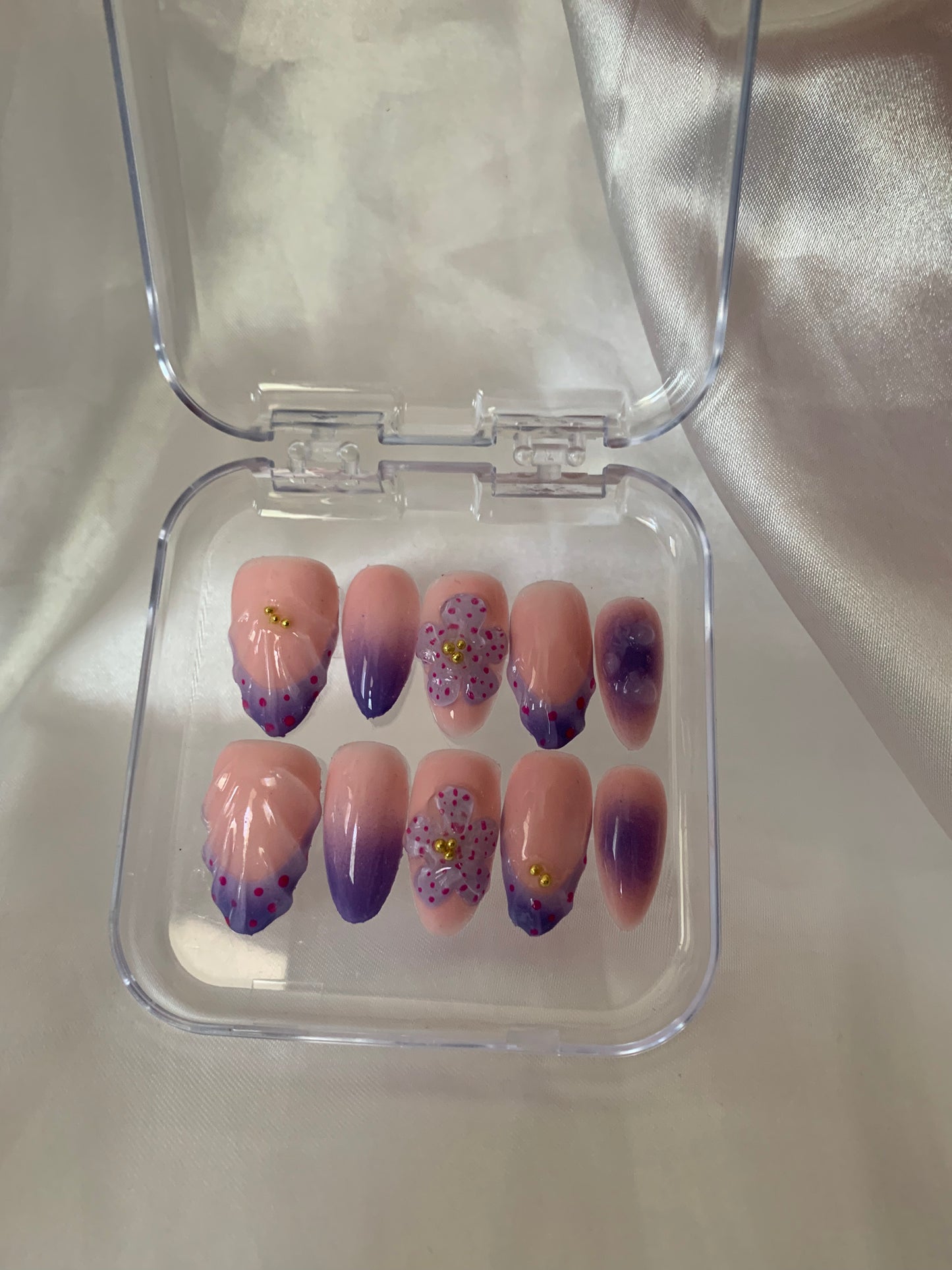 Violet nails