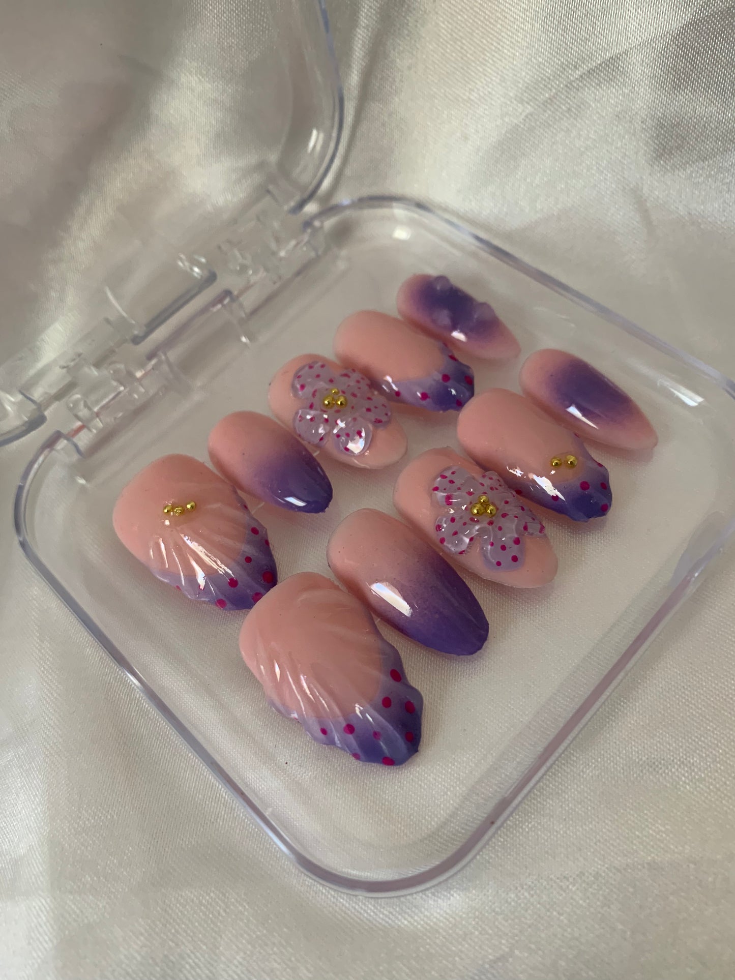 Violet nails
