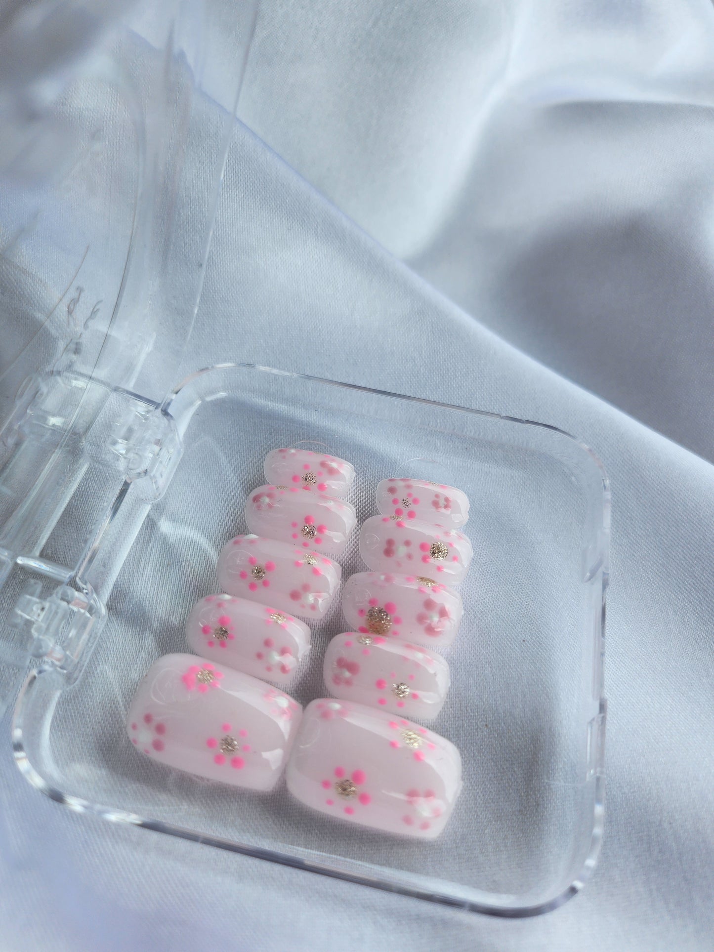 Pink Drop • Silver Pop 🌸⚡️